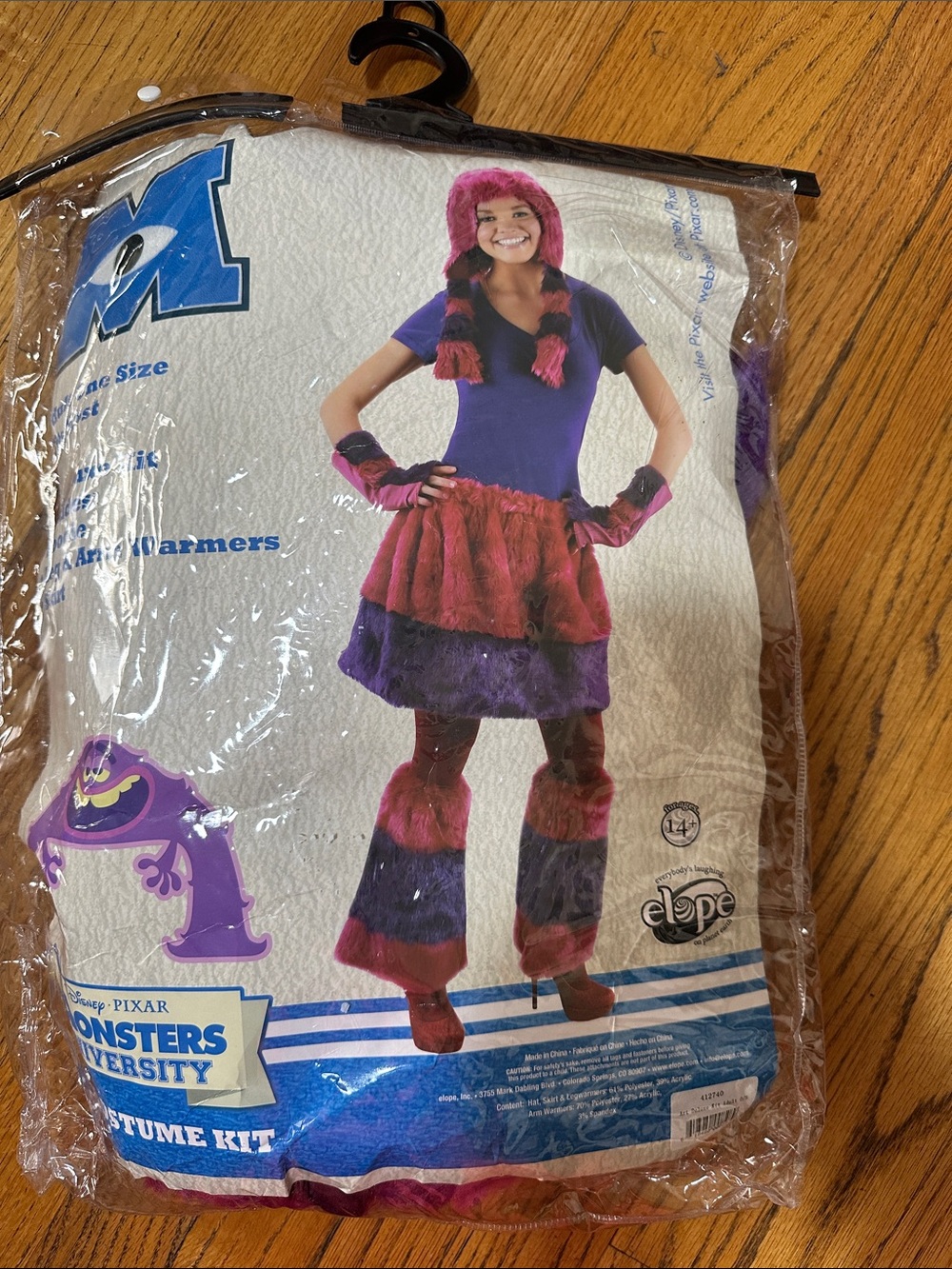 Women’s costume kit. Disney Monsters University Inspired Girls Purple & Pink